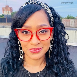 Chandrikar Cat Eye Red Glasses4