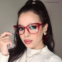 Farris Cat eye Red Glasses10