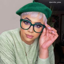 Harrell Square Dark-Green Glasses11