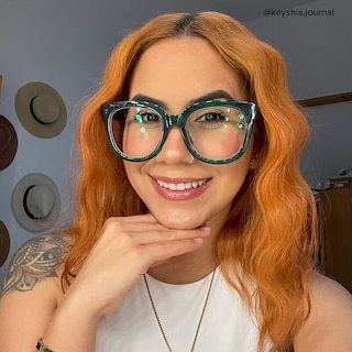 Harrell Square Dark-Green Glasses10