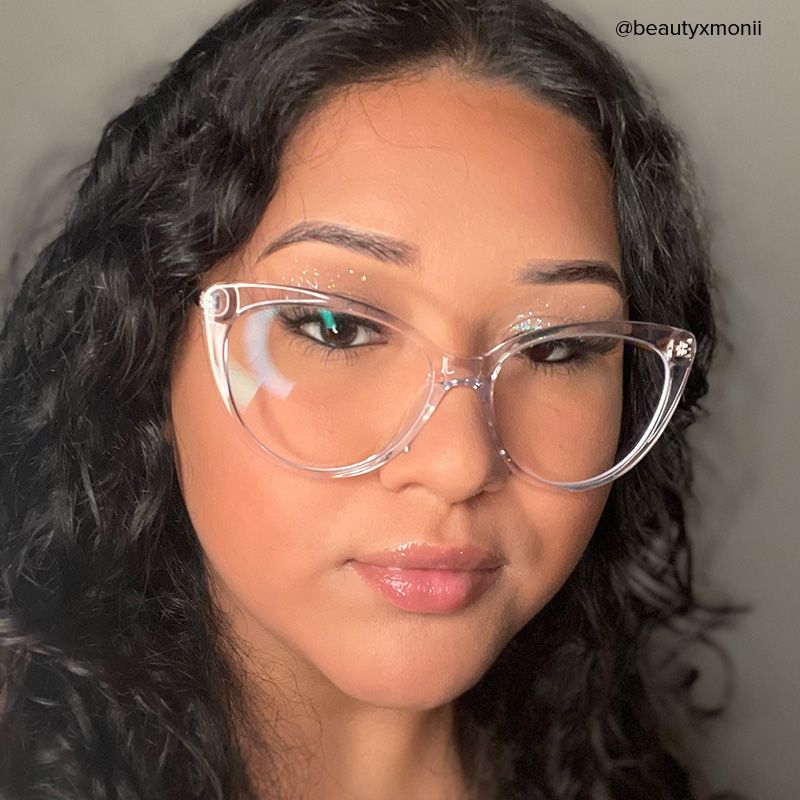 Marcus Cateye Clear Glasses | Zeelool Glasses6