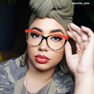 Marcus Cateye Red Glasses5