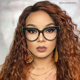 Miguel Cateye Dark-Green Glasses7