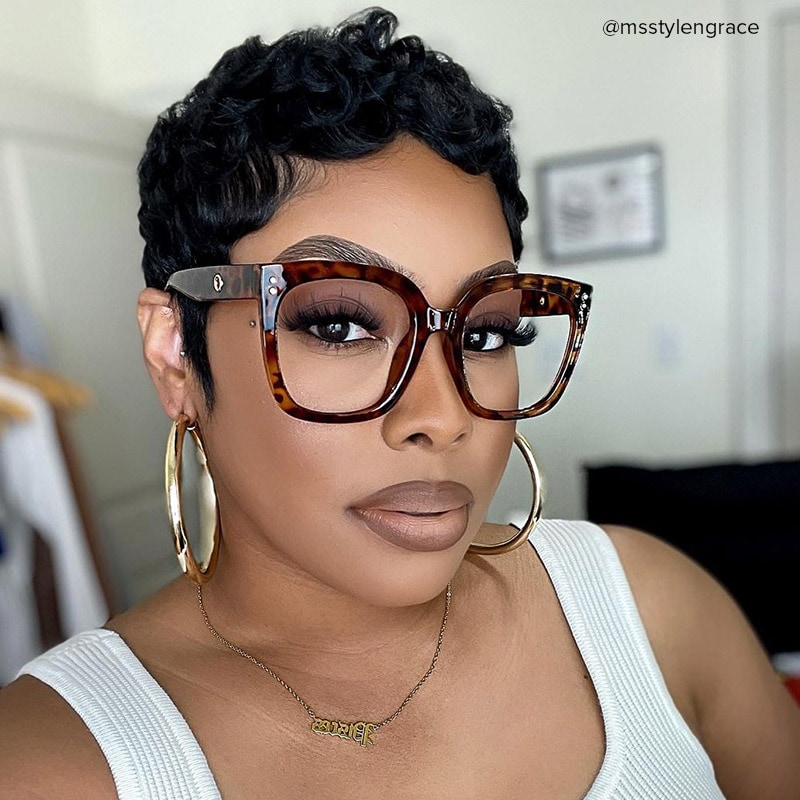 Ebony Square Tortoise Glasses7