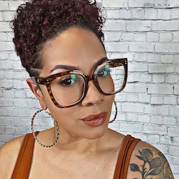 Ebony Square Tortoise Glasses6