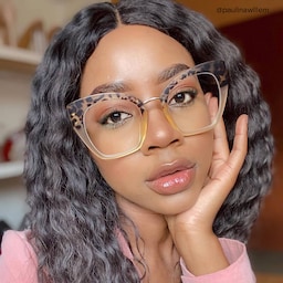 Denis Cat Eye Light Tortoise Glasses9