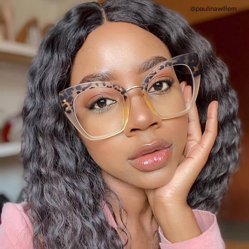 Denis Cat Eye Light Tortoise Glasses9