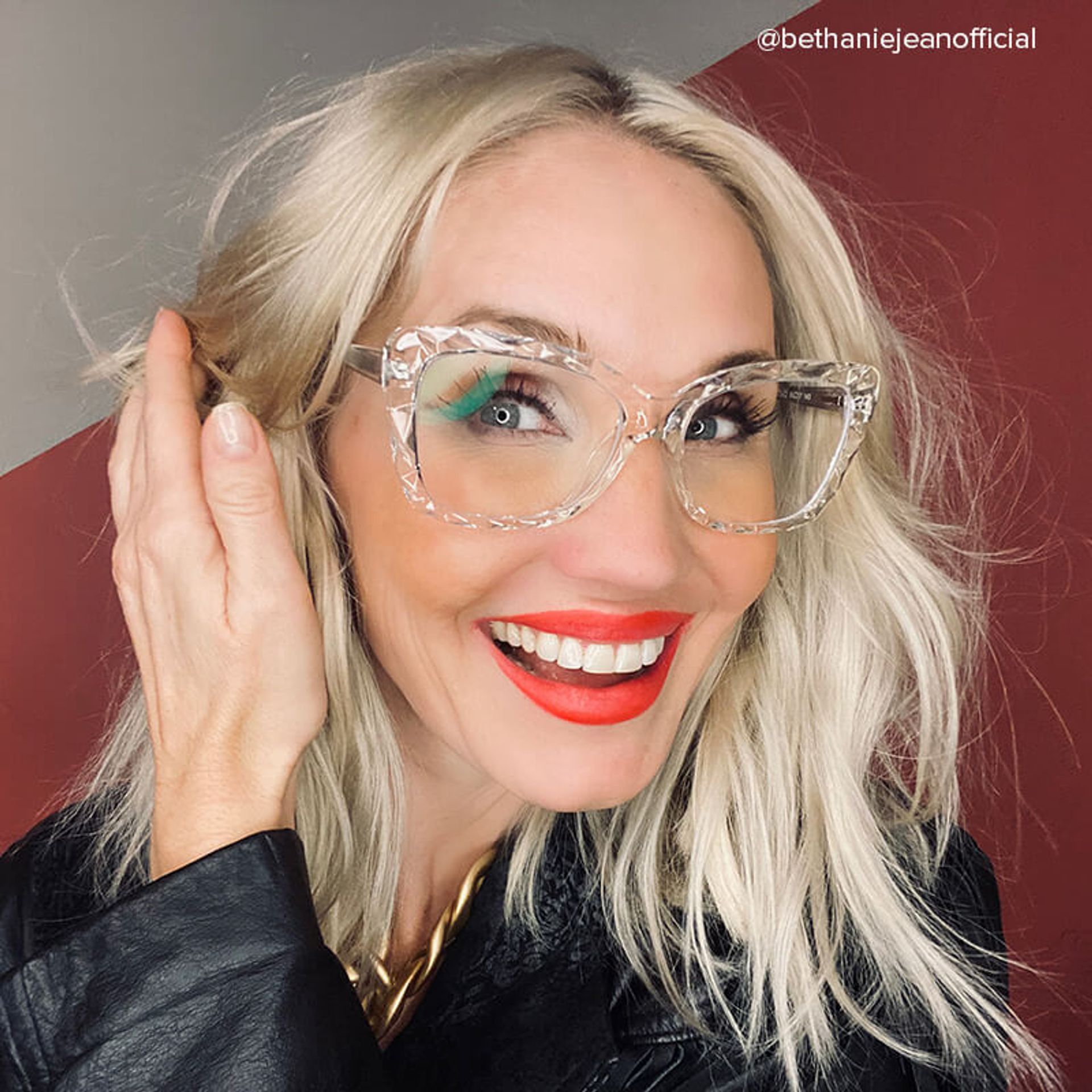 Edna Cateye Clear Frame Glasses | Zeelool Optical9