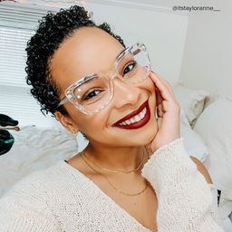 Edna Cateye Crystal Glasses7