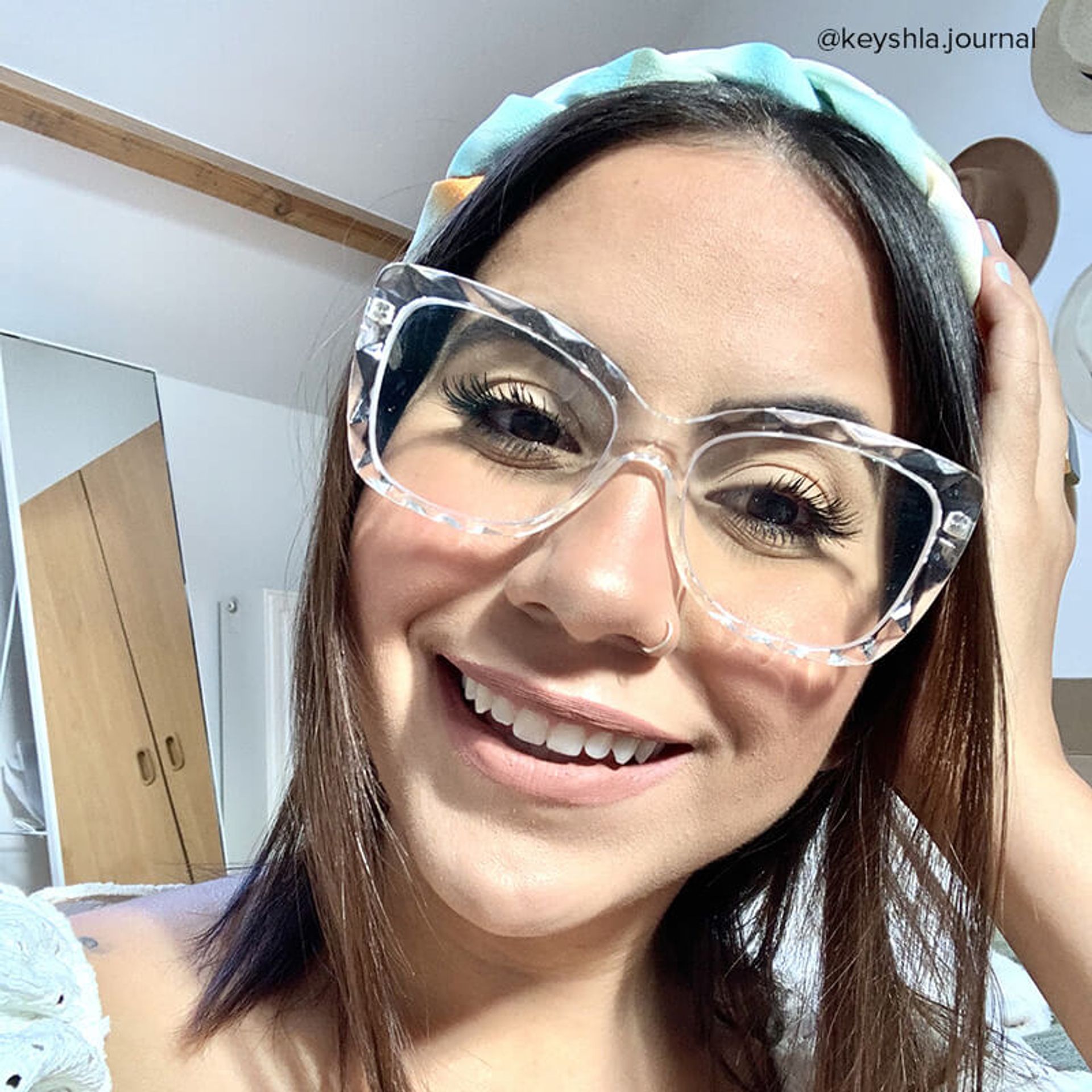 Edna Cateye Clear Frame Glasses | Zeelool Optical10