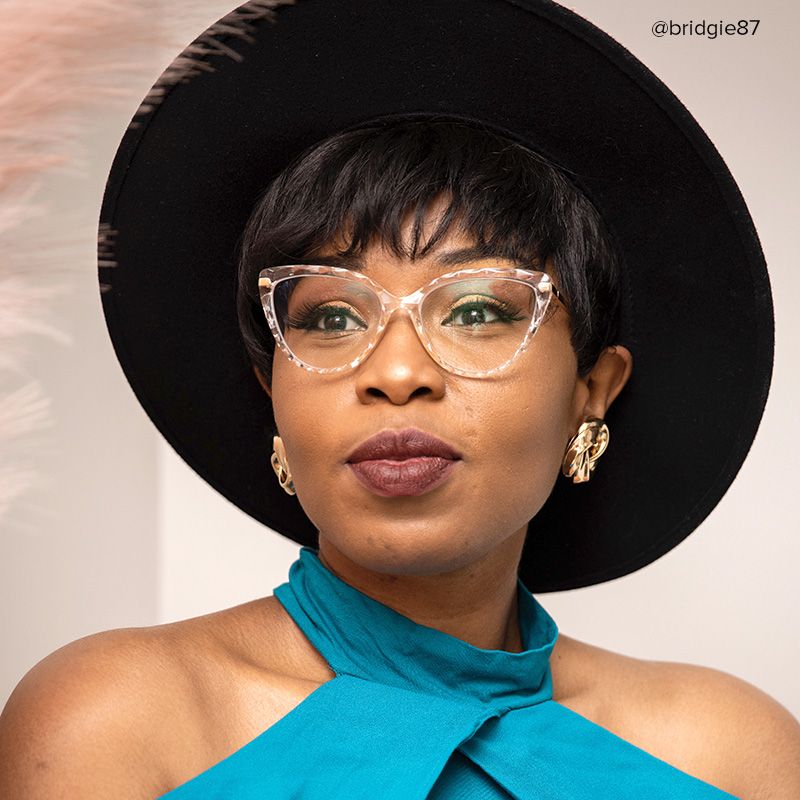 Lucas Cat Eye Glasses with Clear Frames | Zeelool7