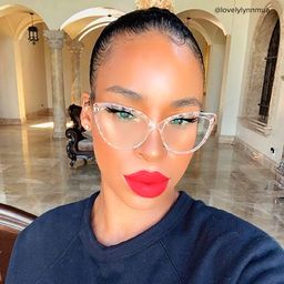 Lucas Cateye Clear Glasses6