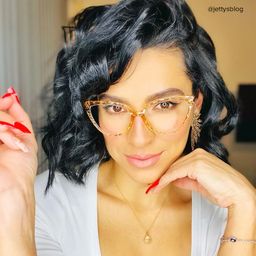 Lucas Cateye Beige Glasses6