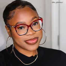 Lamar Butterfly Red Glasses7