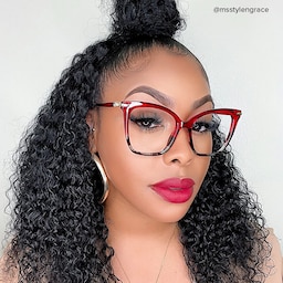 Lamar Butterfly Red Glasses10