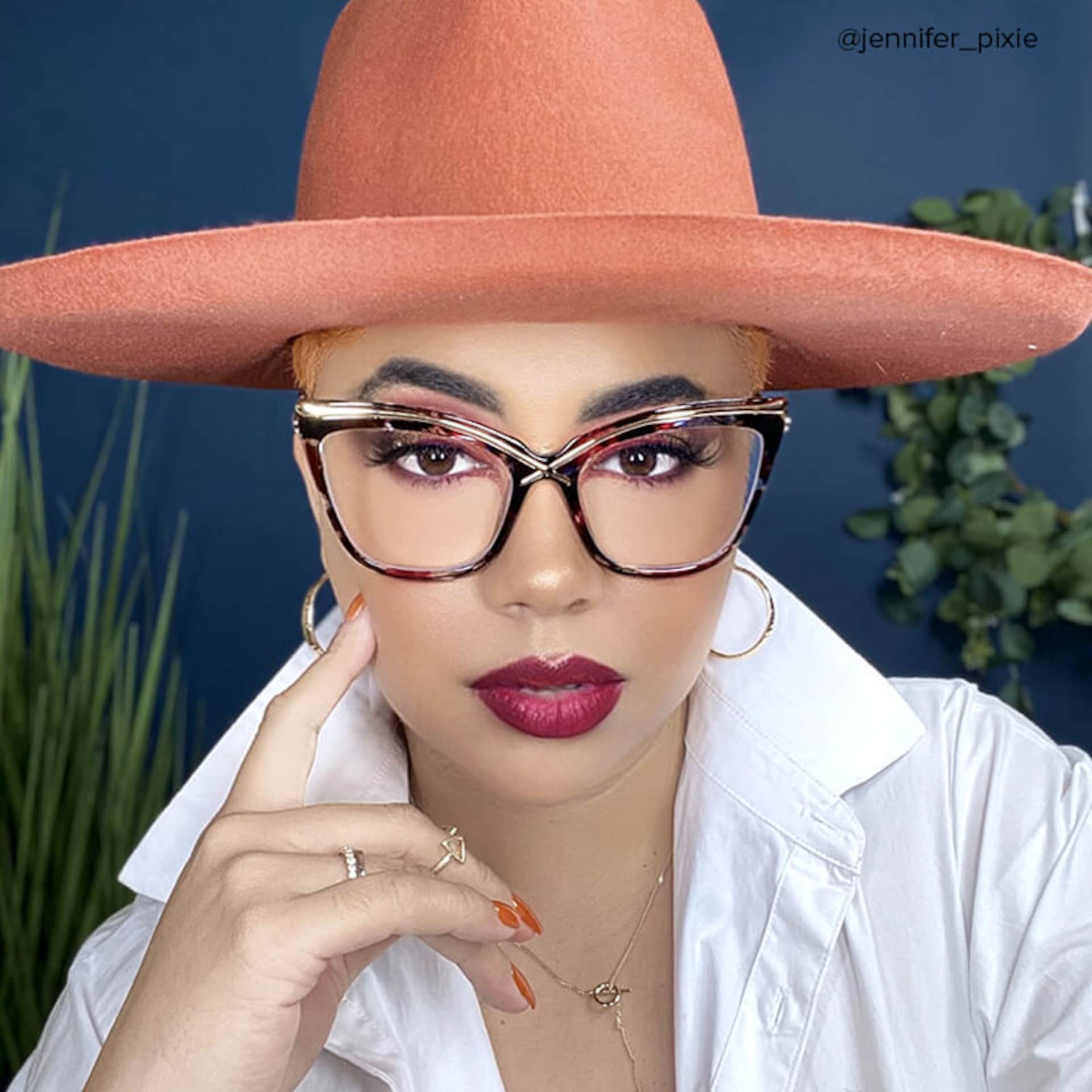 Winston Butterfly Floral Frame Eyeglasses | Zeelool8