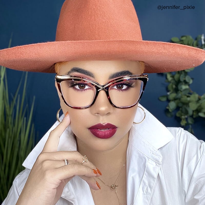 Winston Butterfly Floral Glasses8