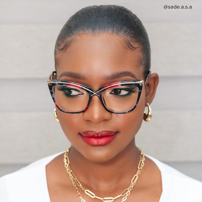 Winston Butterfly Floral Frame Eyeglasses | Zeelool4