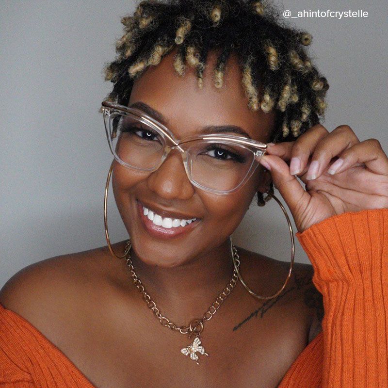 Winston Butterfly Clear Frame Glasses | Zeelool Optical10