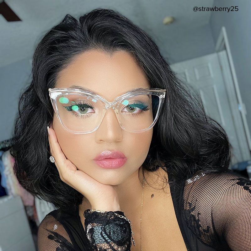 Winston Butterfly Clear Frame Glasses | Zeelool Optical8