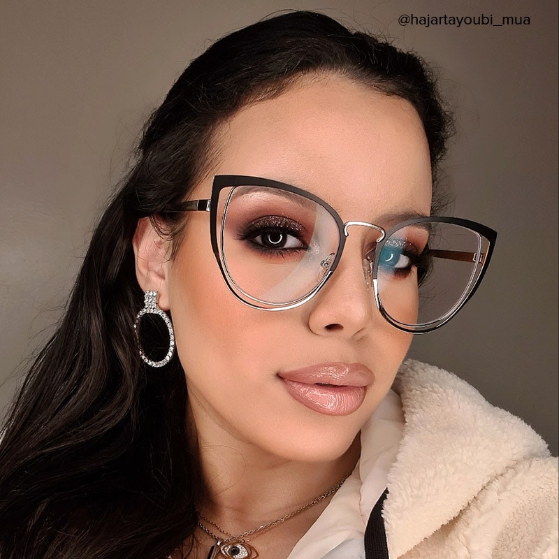 Harvey Cateye Black Glasses6