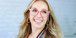 Dionne Cateye Bright-Pink Glasses3