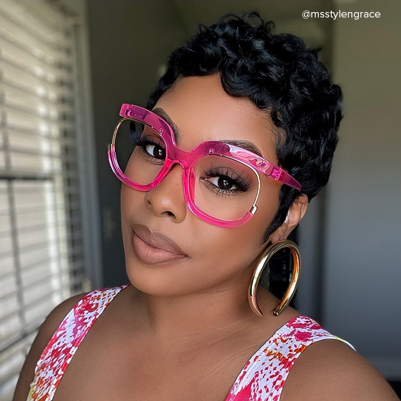 Darice Round Pink Glasses5