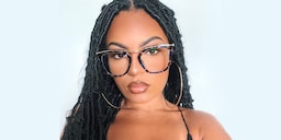 Yadiel Geometric Blue-Floral Glasses1