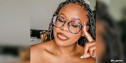 Yadiel Geometric Blue-Floral Glasses3