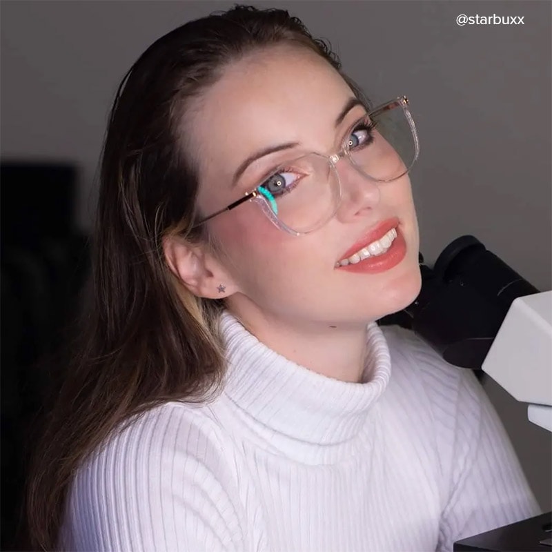 Rodz Square Crystal Frame Glasses | Zeelool Optical9