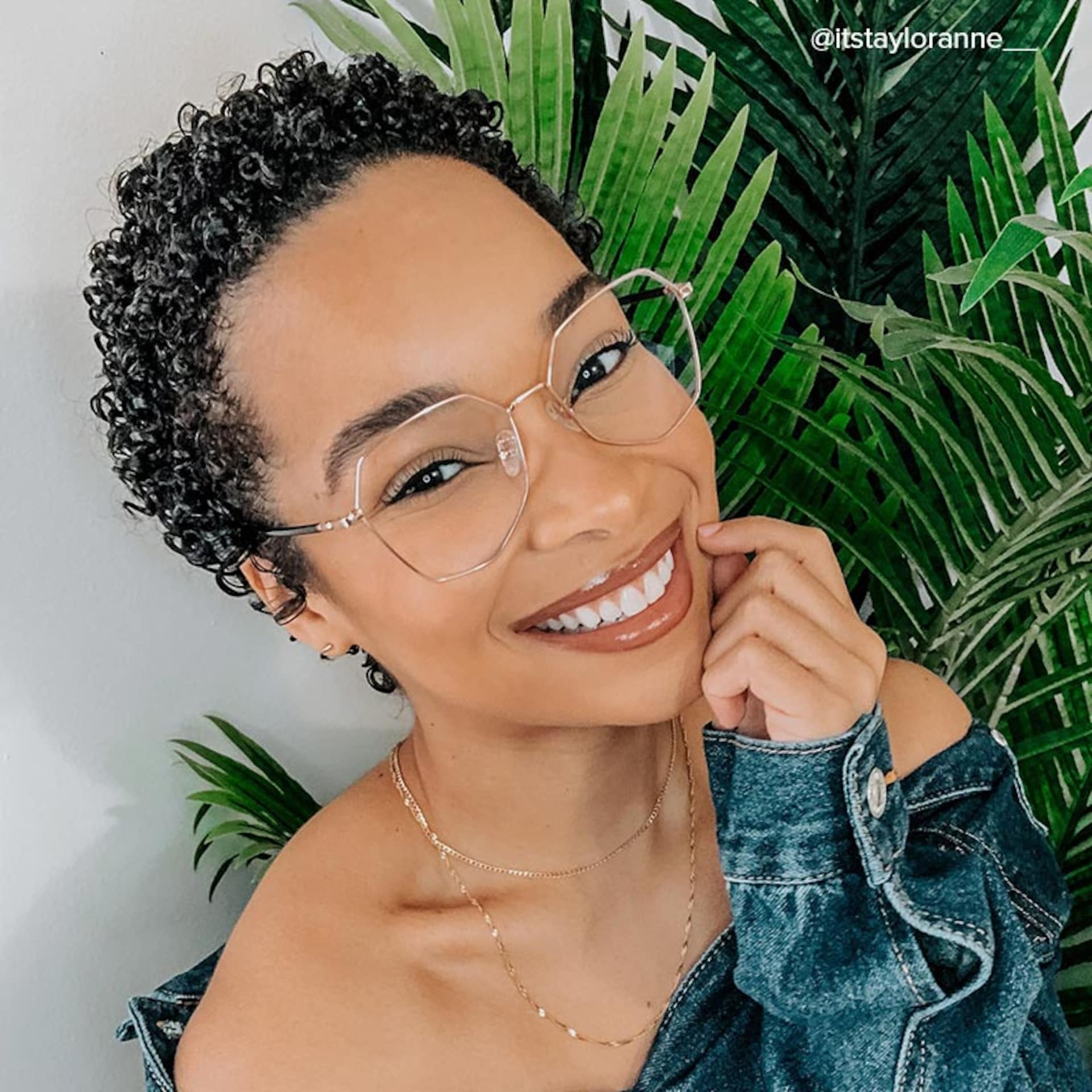 Bivins Geometric Gold Thin Frame Glasses | Zeelool6