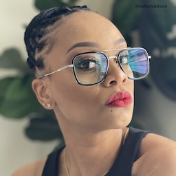 Nayeli Aviator Black-Silver Glasses5