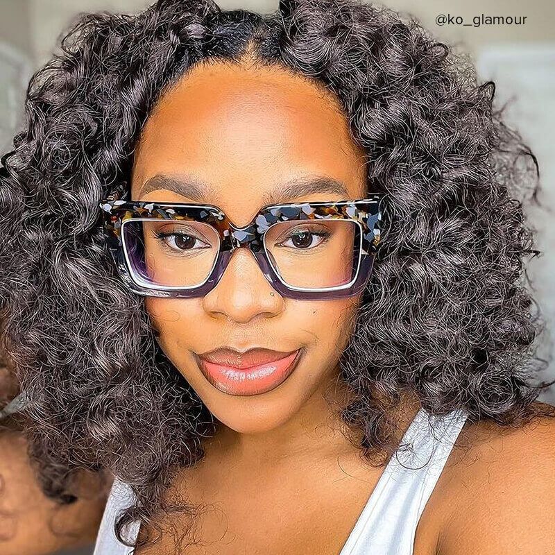 Brandon Square Gray Glasses with Two-Tone Frames7