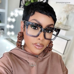 Brandon Square Gray Glasses5