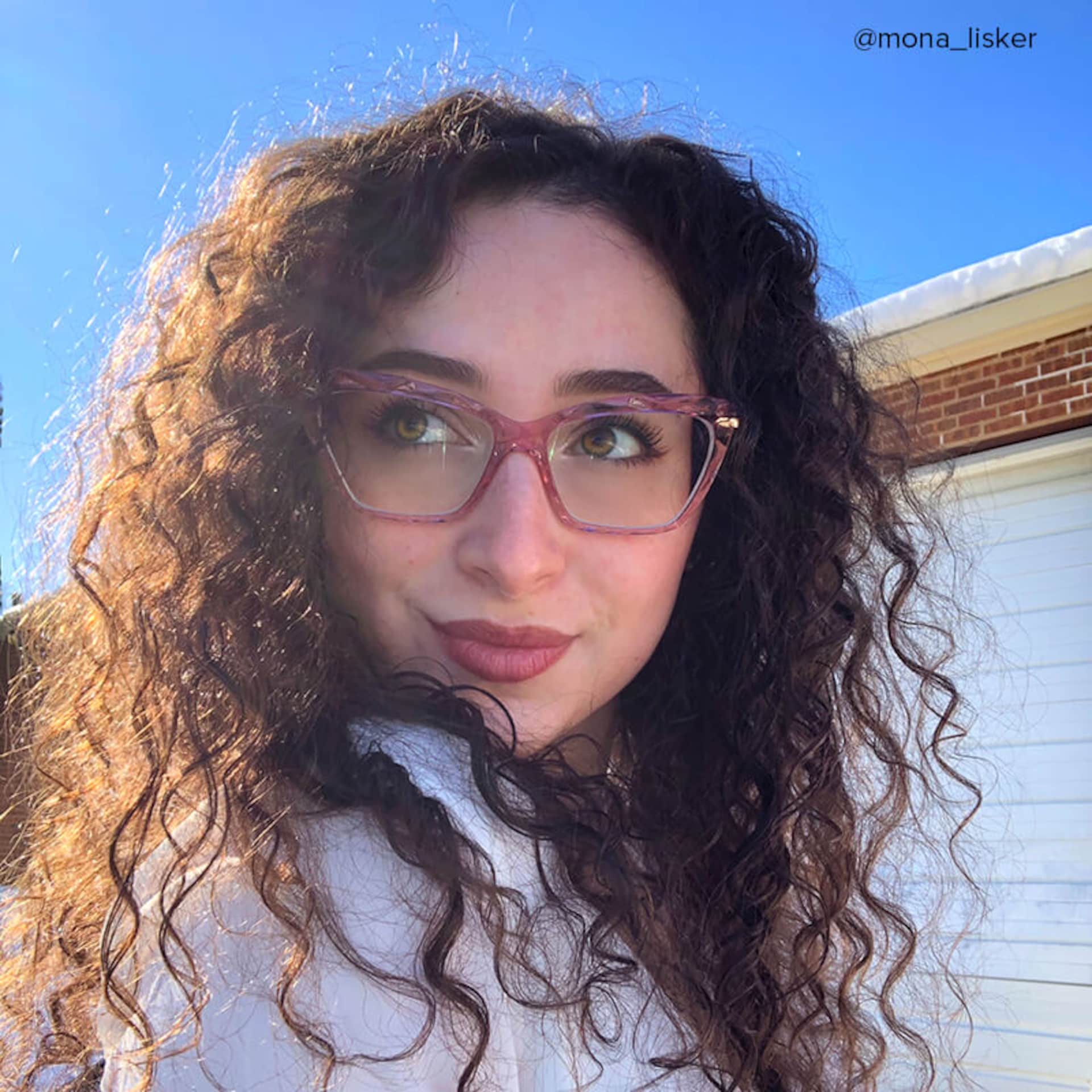 Juliet Pink Cat-eye Frame Glasses for Women | Zeelool5