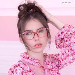 Juliet Cateye Pink Glasses7