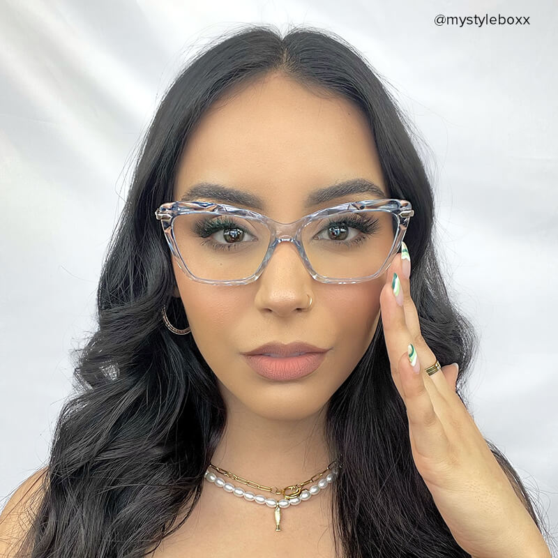 Juliet Cateye Light Blue Glasses