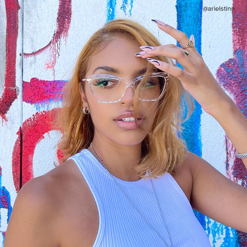 Juliet Cateye Crystal Glasses