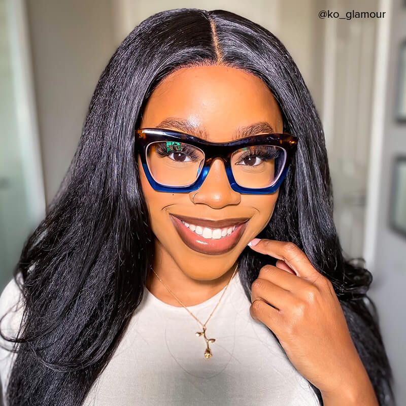 Benitez Square Blue-Tortoise Frame Glasses | Zeelool12