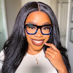 Benitez Square Blue Glasses11