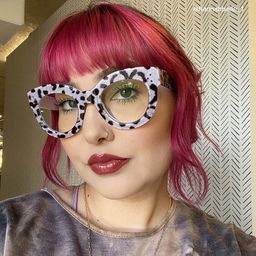 Torres Cateye Gray-Leopard Glasses8