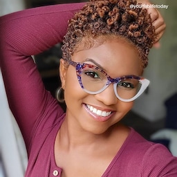 Maxine Cateye White Glasses4