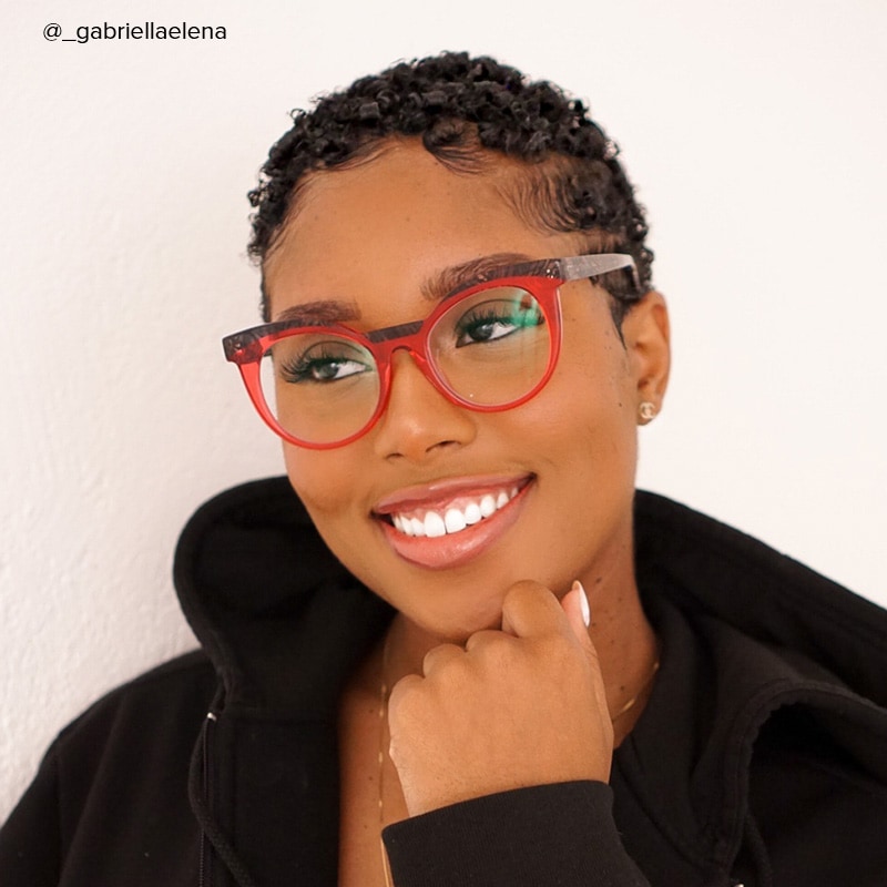 Lismary Cateye Pink Glasses | Zeelool Glasses7