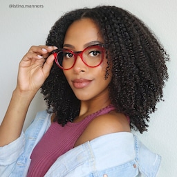 Lismary Cateye Pink Glasses6