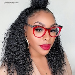 Lismary Cateye Pink Glasses5