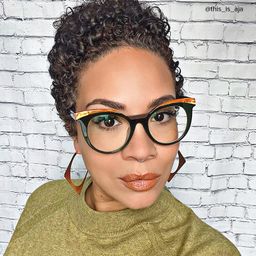 Lismary Cateye Green Glasses5