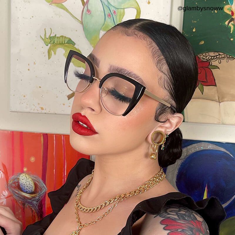 Brewer Cateye Black Frame Glasses | Zeelool Optical9