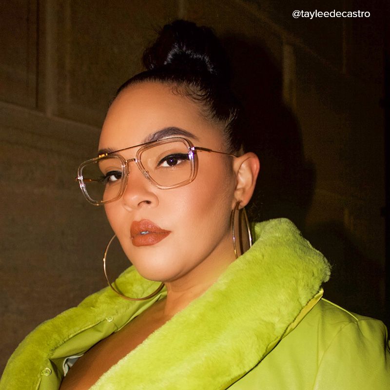 Gifford Aviator Crystal Frame Glasses | Zeelool Optical6