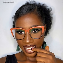 Awilda Cateye Red Glasses8