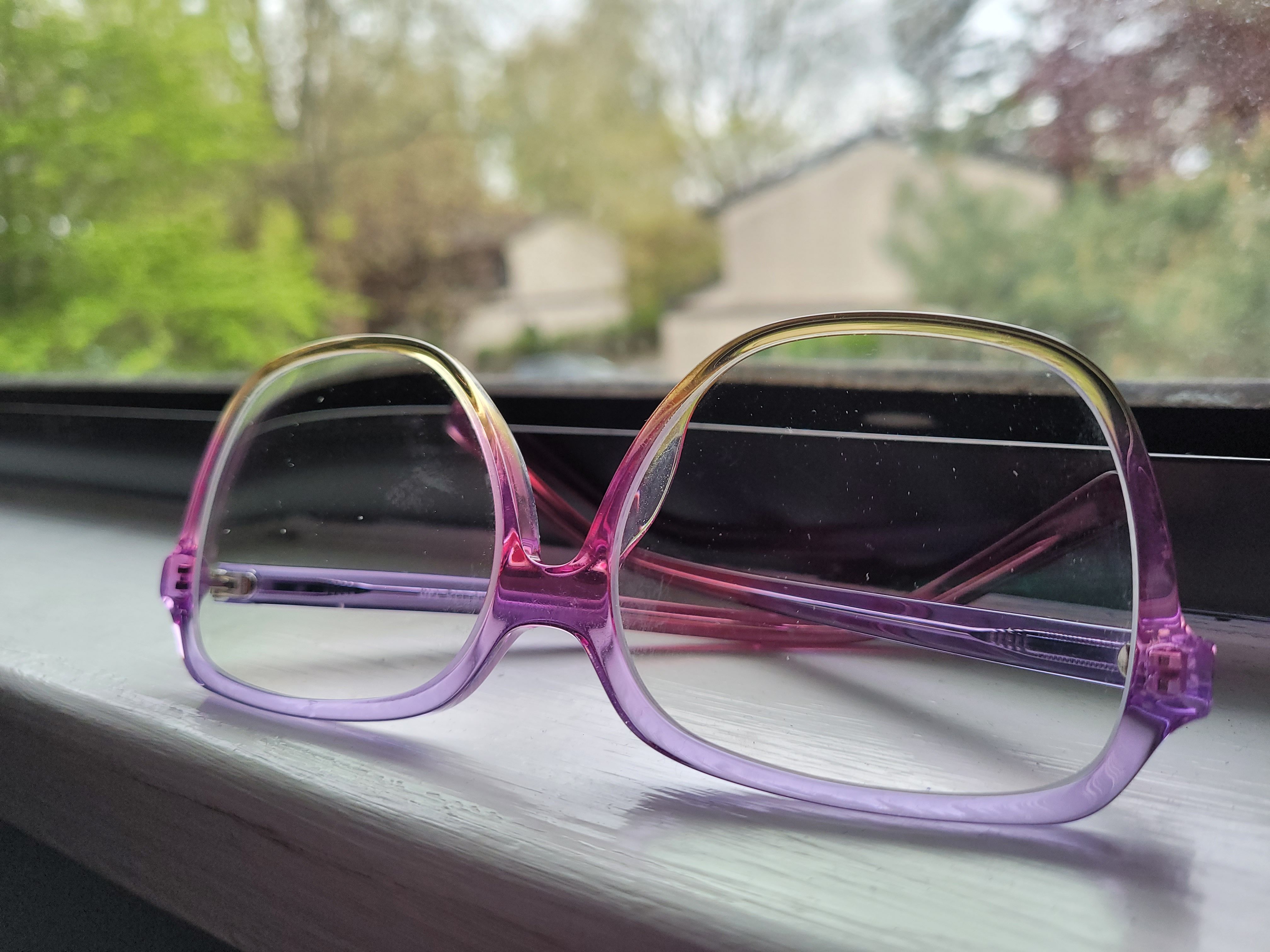 Lollipop Square Blue-Purple Glasses | Zeelool Glasses